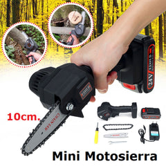 MINI MOTOSIERRA INALÁMBRICA RECARGABLE